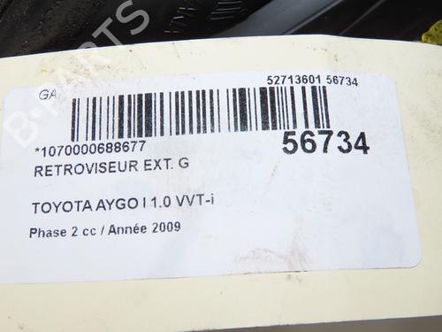 left-mirror-toyota-aygo-_b1_-2005-2006-2007-2008-2009-2010-2011-2012-2013-2014-31819605 main image