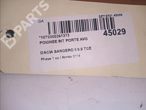 Front left interior door handle DACIA SANDERO II TCe 90 (B8M1, B8MA, B8AC) | BP11102425I13 