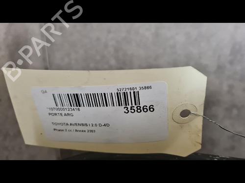 Left rear door TOYOTA AVENSIS (_T25_) 2.0 D-4D (CDT250_, CDT250R) | BP23176912C4 