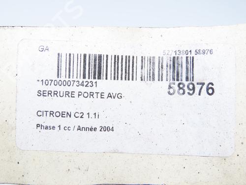 Used Front left lock Front left lock 38474533 38474533