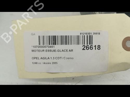 Rear wiper motor SUZUKI WAGON R Hatchback 1.2 | BP23178179M102 