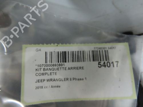 Used Rear seat JEEP WRANGLER IV (JL) 2.2 Multijet II (JL72, JL74) (200 hp) 31843348