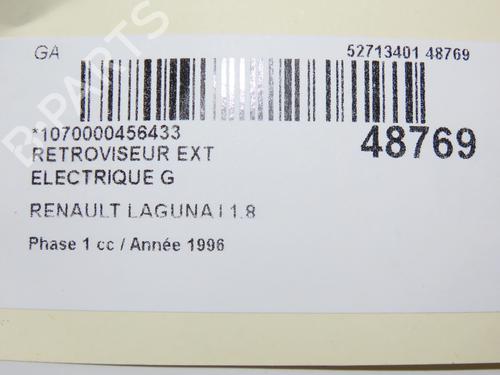 Bakspejl venstre RENAULT LAGUNA I (B56_, 556_) 1.8 (94 hp) 16667203