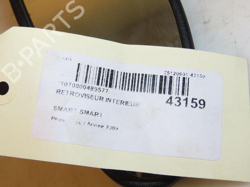 Rear mirror SMART FORTWO Coupe (451) 0.8 CDi (451.300) | BP16688287I6 