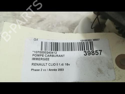 Used Fuel pump RENAULT CLIO II (BB_, CB_) 1.4 16V (B/CB0P, BB13) (98 hp) 9608833