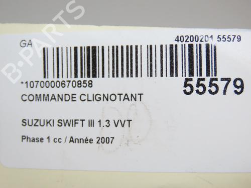 Steering column stalk SUZUKI SWIFT III (MZ, EZ) 1.3 (RS413, ZC11S) | BP31120456I23 - Image 3