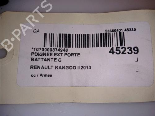 Used Tailgate handle RENAULT KANGOO Express (FW0/1_) 1.5 dCi 110 (FW06, FW12) (110 hp) 11103798