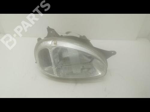 Used Left headlight OPEL CORSA B (S93) 1.4 i (F08, F68, M68) (60 hp) 9603624