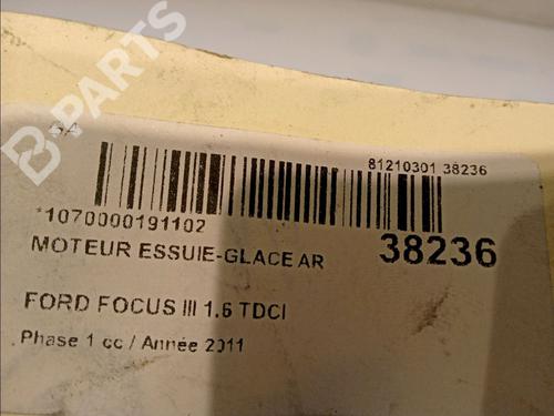 Rear wiper motor FORD FOCUS III 1.6 TDCi | BP11343250M102 