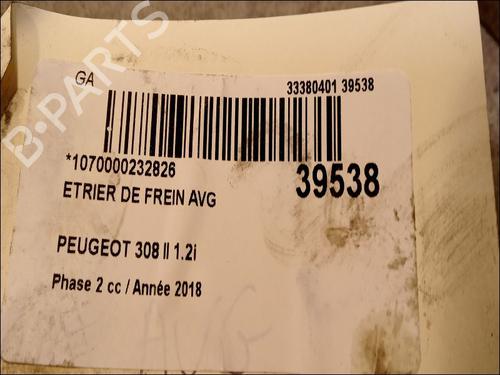 Used Left front brake caliper Left front brake caliper PEUGEOT 308 II (LB_, LP_, LW_, LH_, L3_) 1.2 THP 110 (110 hp) 14878272 14878272