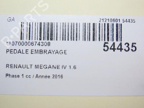 Clutch pedal RENAULT MEGANE IV Hatchback (B9A/M/N_) 1.6 dCi 130 (B9A4) | BP30606496I13 - Image 7