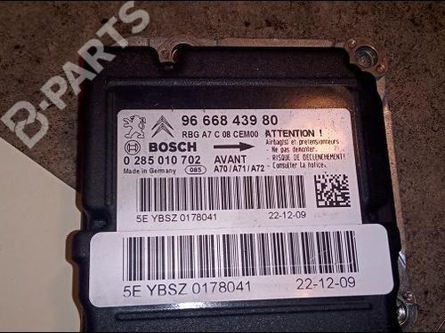 Used ECU airbags ECU airbags PEUGEOT 207 (WA_, WC_) 1.4 16V (95 hp) 9618346 9618346