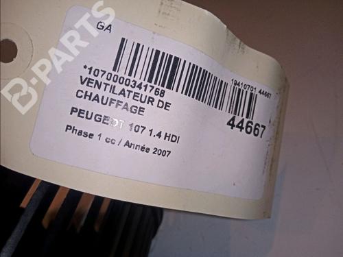 Heater blower motor PEUGEOT 107 (PM_, PN_) 1.4 HDi | BP11099545M62 