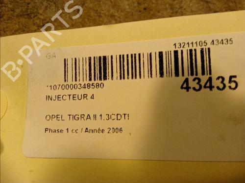 Used Injector Injector OPEL TIGRA TwinTop (X04) 1.3 CDTI (R97) (69 hp) 9821601 9821601