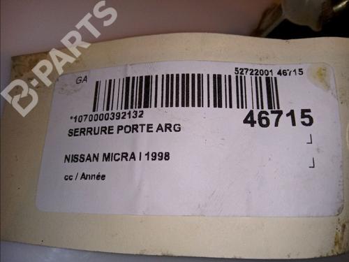 Rear left lock NISSAN MICRA II (K11) 1.0 i 16V | BP11509626C100 