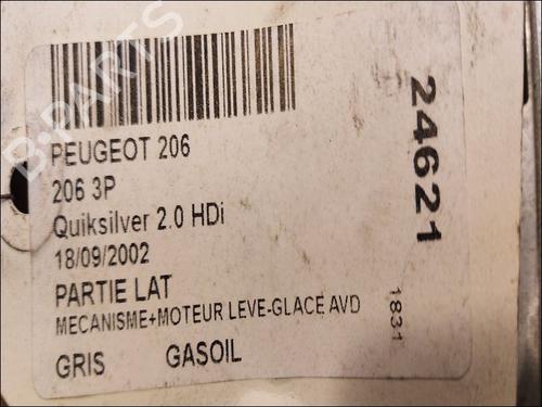 Used Front right window mechanism PEUGEOT 206 Hatchback (2A/C) 2.0 HDI 90 (90 hp) 23175594