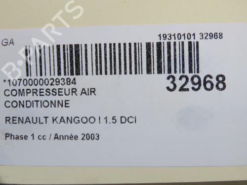 Used AC compressor AC compressor RENAULT KANGOO (KC0/1_) 1.5 dCi (KC08, KC09) (82 hp) 23172276 23172276