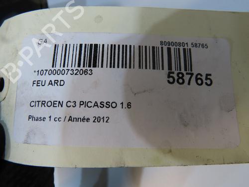 Right taillight CITROËN C3 Picasso (SH_) 1.6 VTi 120 | BP36396300C35 - Image 5