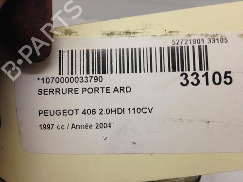 Used Rear right lock Rear right lock PEUGEOT 406 (8B) 2.0 HDI 110 (109 hp) 9593071 9593071