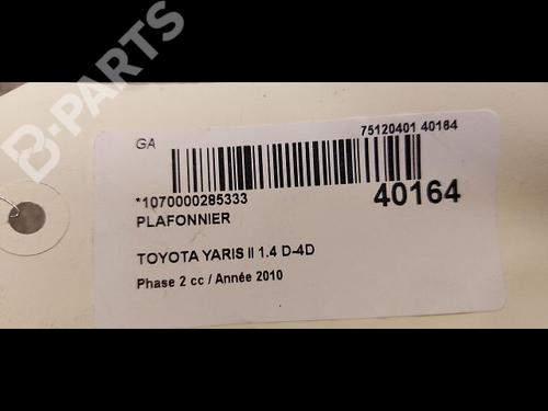 Innerbelysning TOYOTA YARIS (_P9_) 1.4 D-4D (NLP90_, NLP90R) | BP9614812I8 