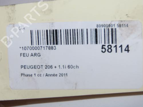 left-taillight-peugeot-206-2l_-2m_-2009-2010-2011-2012-2013-33711761 main image
