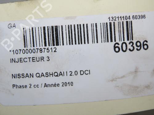 Iniettori Iniettori NISSAN QASHQAI I (J10, NJ10) 2.0 dCi (150 hp) 37455443 37455443