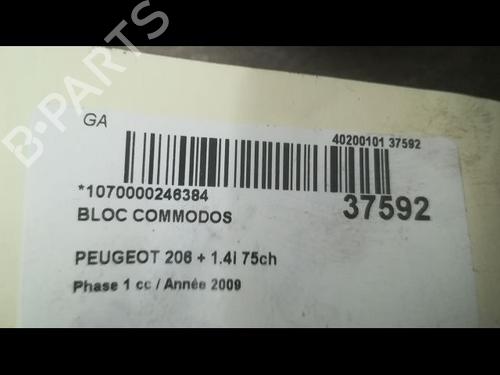 Used Steering column stalk Steering column stalk PEUGEOT 206+ (2L_, 2M_) 1.4 i (2LKFWA, 2MKFWA) (75 hp) 9609283 9609283