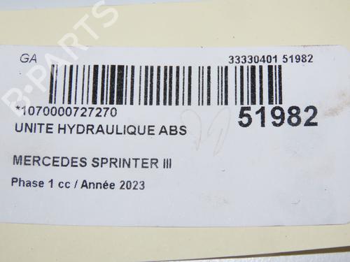 abs-pump-mercedes-benz-sprinter-35-t-van-b907-b910-2018-32768827 main image