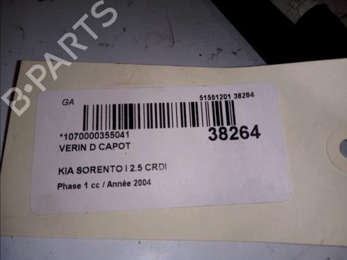 Hood lift support KIA SORENTO I (JC) 2.5 CRDi 4WD | BP14879029C139 