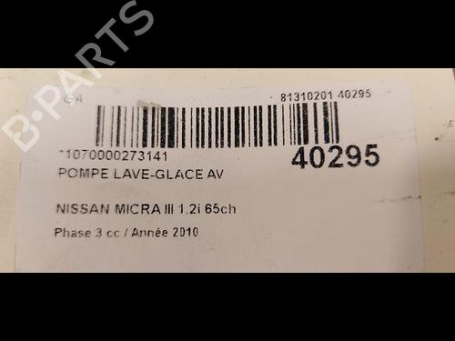 Washer pump NISSAN MICRA III (K12) 1.2 16V | BP14881513E24 
