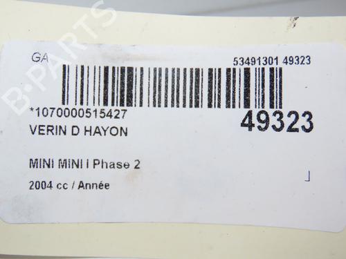 Tailgate lift support MINI MINI (R50, R53) One | BP19577754C138