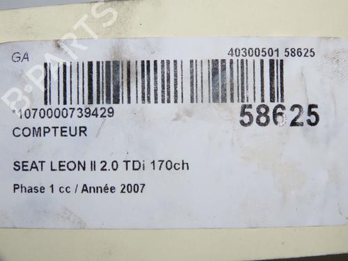 Instrument cluster SEAT LEON (1P1) 2.0 TDI | BP36395919C47 - Image 5