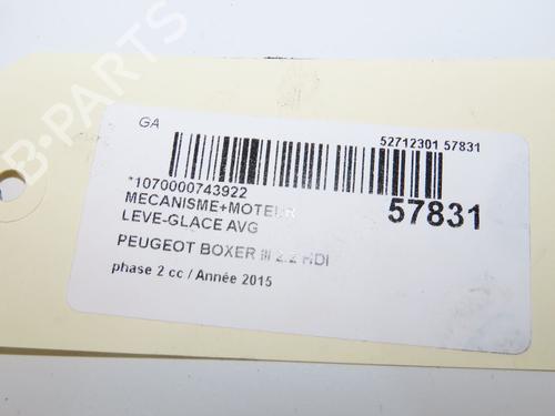 Front left window mechanism PEUGEOT BOXER Van 2.2 HDi 130 | BP36494883C22 - Image 3