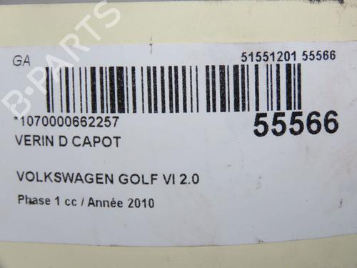 Gasfjeder motorhjelm VW GOLF VI (5K1) 2.0 TDI | BP30867364C139