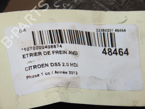 Right front brake caliper CITROËN DS5 2.0 HDi 200 Hybrid4 All-wheel Drive | BP16707391M104 