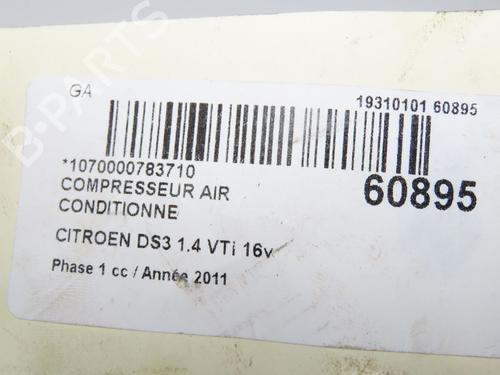 Used AC compressor AC compressor CITROËN DS3 (SA_) 1.6 HDi 110 (112 hp) 39997029 39997029