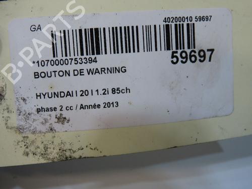Warning switch HYUNDAI i20 I (PB, PBT) 1.2 | BP36426982I22 - Image 5