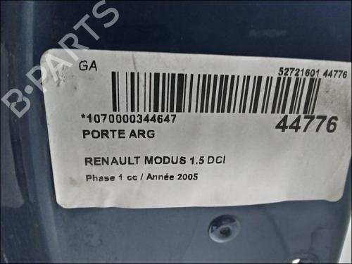 Used Left rear door RENAULT MODUS / GRAND MODUS (F/JP0_) 1.5 dCi (FP0E, JP0E) (65 hp) 11103363