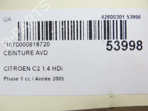 Used Front right belt tensioner CITROËN C2 (JM_) 1.4 HDi (68 hp) 28968145