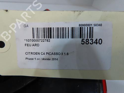 Right taillight CITROËN C4 Picasso II 1.6 HDi / BlueHDi 115 | BP36396294C35 - Image 3