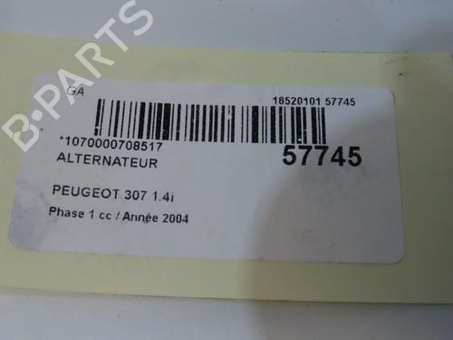 Used Alternator Alternator PEUGEOT 307 (3A/C) 1.4 16V (88 hp) 36367523 36367523