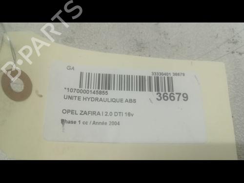 Used ABS pump OPEL ZAFIRA A MPV (T98) 2.0 DTI 16V (F75) (101 hp) 9600318