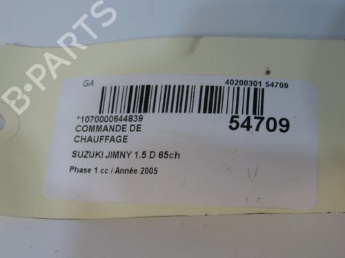 Used Climate control Climate control SUZUKI JIMNY Closed Off-Road Vehicle (SN) 1.5 DDiS 4WD (SN415D) (65 hp) 36427000 36427000