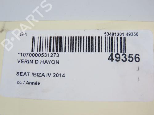 Tailgate lift support SEAT IBIZA IV (6J5, 6P1) 1.2 TSI | BP18953713C138 