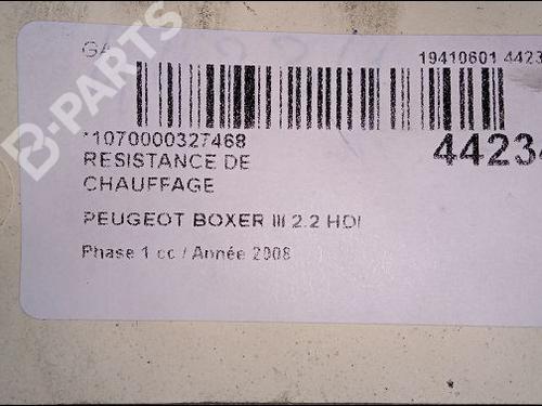 Heater resistor CITROËN JUMPER II Van 2.2 HDi 100 | BP11677452M108 