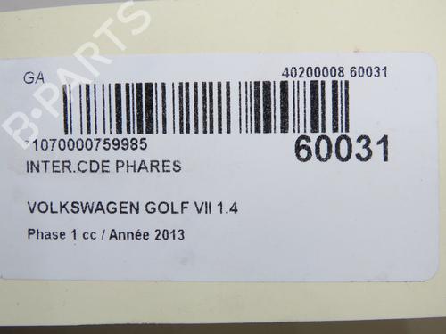 Headlight switch VW GOLF VII (5G1, BQ1, BE1, BE2) 1.4 TSI | BP36545076I24 - Image 5
