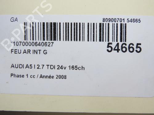 Venstre baglygte bagklap AUDI A5 (8T3) 2.7 TDI (190 hp) 31634220