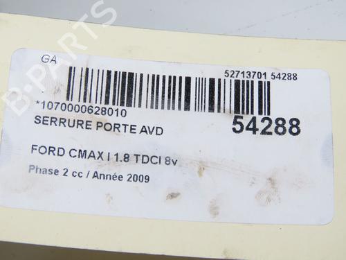 Used Front right lock FORD C-MAX (DM2) 1.8 TDCi (115 hp) 31819607