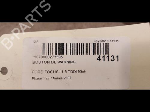 Used Warning switch FORD FOCUS I (DAW, DBW) 1.8 Turbo DI / TDDi (90 hp) 9612980