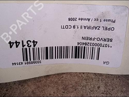 Used Servo brake Servo brake OPEL ZAFIRA / ZAFIRA FAMILY B (A05) 1.9 CDTI (M75) (100 hp) 9618995 9618995